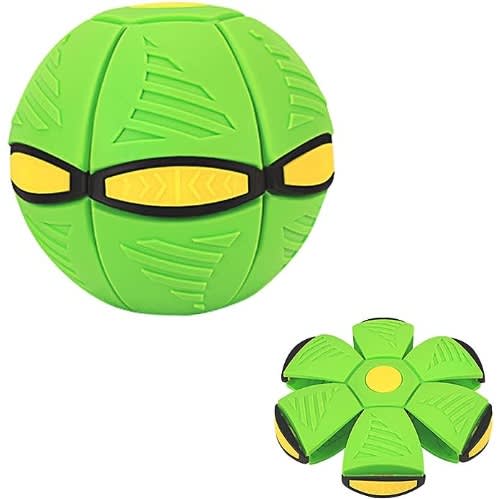 TD4PETS - UFO Pet Glowing Interactive Ball  - Green