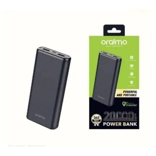 Oraimo 20000mah Power Bank - Black
