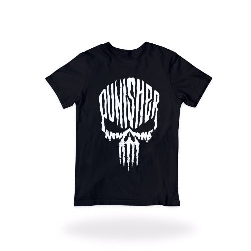 Black Punisher Branded Tshirt