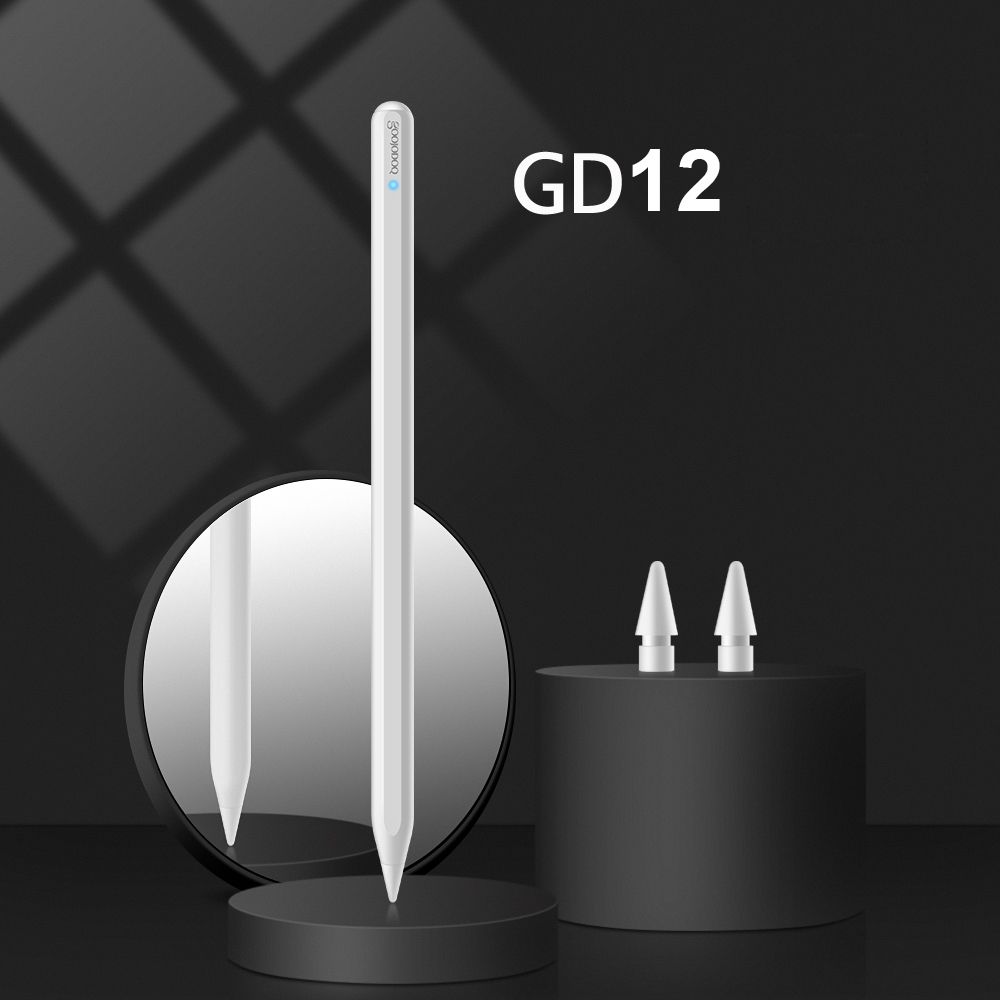 (GD12  2 Tips)For IPad Pencil With Palm Rejection Tilt, GOOJODOQ 12th Gen Pen For Apple Pencil 2 1 IPad Air 5 2022 - 2018 For Apple Pen Stylus MAA