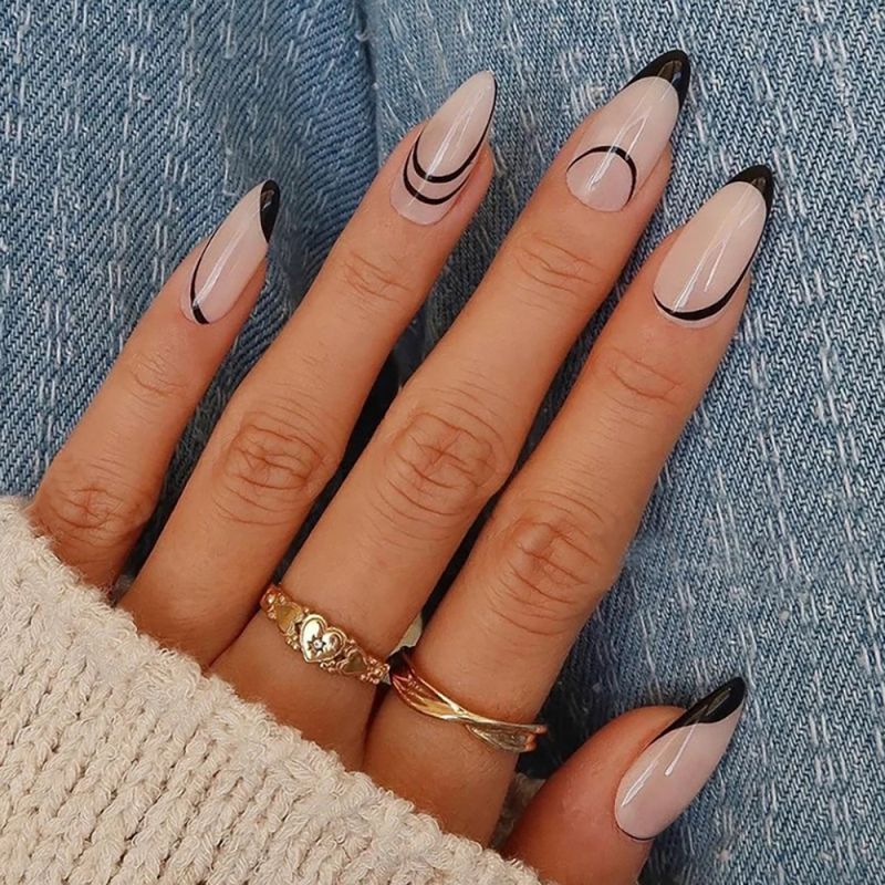 MA Simple Color Art Nail Tips 24p, 3EA, TYPE13