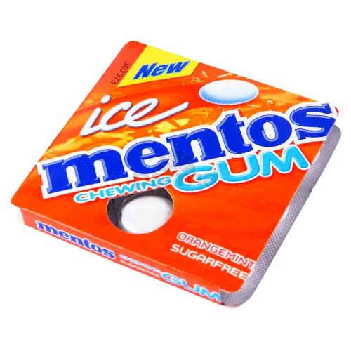 Ice Orange Mint Chewing Gum X 12