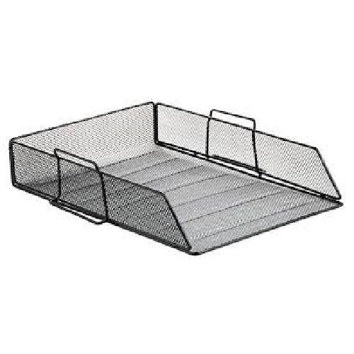 (2PCS) LETTER TRAY BLACK (MESH STEEL)