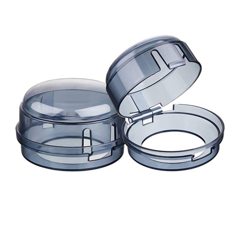 2 Pcs Baby Safety Oven Lock Lid Gas Stove Knob Covers Home Kitchen Switch Protection Tool Protector