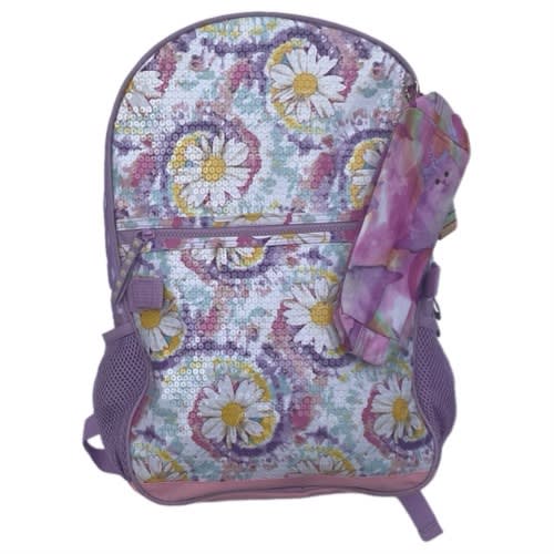 Sunflower Girls Backpack With Pencil Case - Lilac