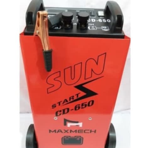 Maxmech Heavy Duty Car Battery Charger/ Booster Starter -12V 24V -CD 650A