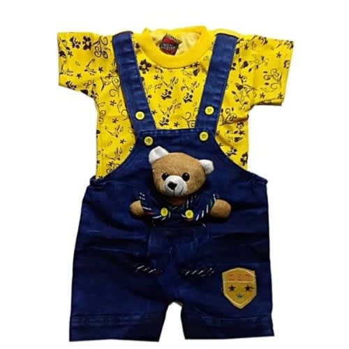 Unisex Dungarees Denim Set