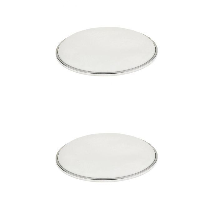2 Pieces White Bass Drum Head Double Layer Silent Mute Drum Skin