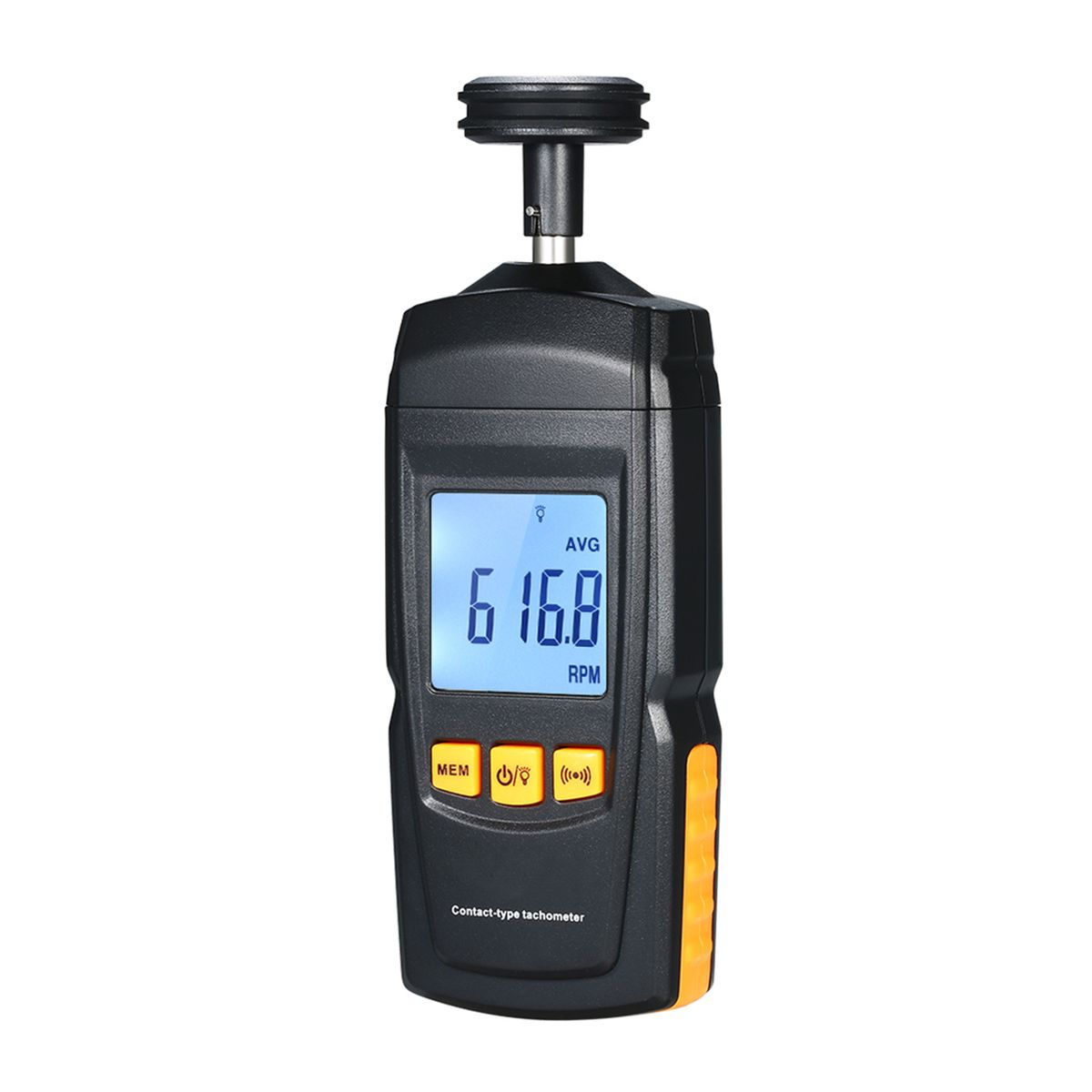 Digital Tachometer Handheld Contact Motor Tachometer LCD