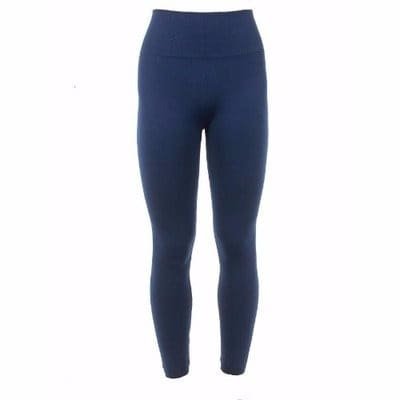 High Waist Thick Leggings - Black