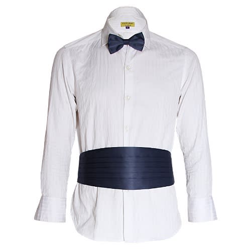 Men's Cummerbund-deep Blue - Mcb-764