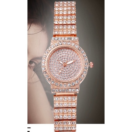 Gold Chain Wrist Watch - Small Face