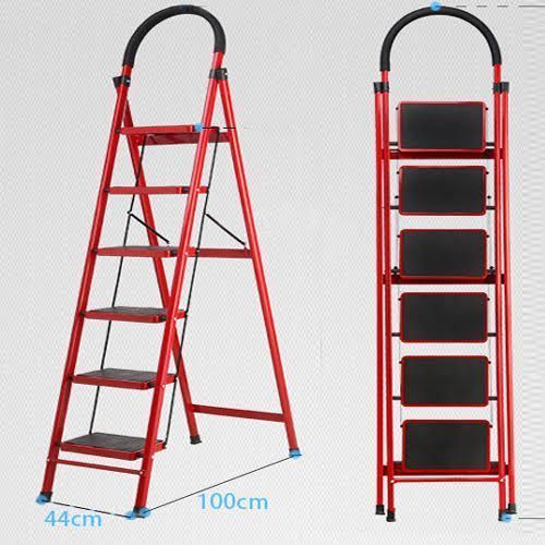 Supermarket,store And Library Ladder -red