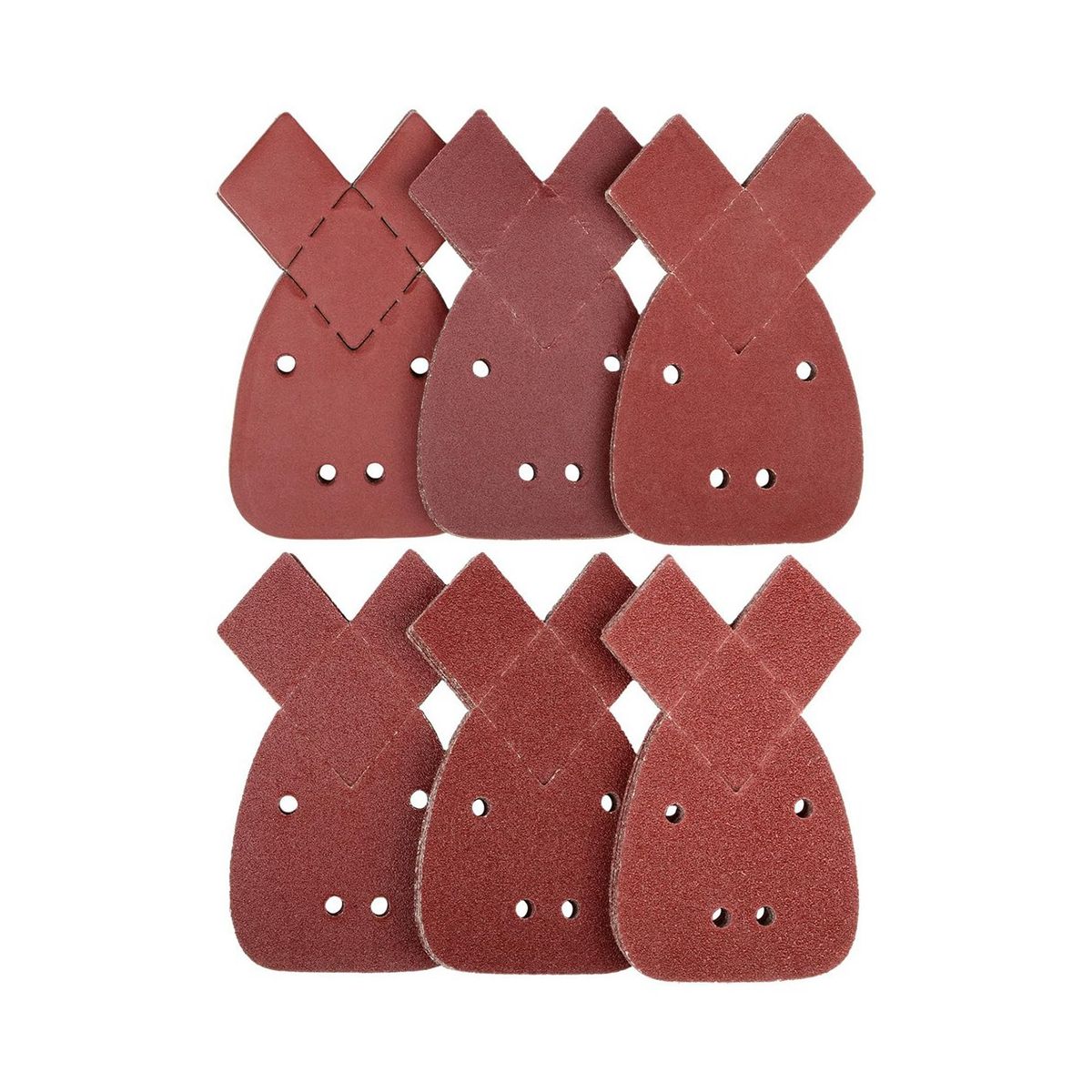 60Pcs Sander Pads, 10 x 40/60/80/120/180/240 Mouse Sander Pads Mixed, Mouse Sanding Pads