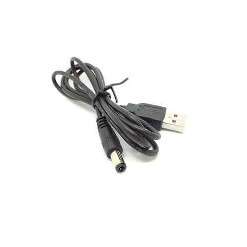 Biometric Time Attendance USB Cable 5.5mmx2.5mm For Powering With Powerbank