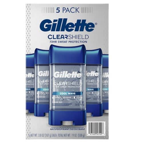Clear Shield Deodorant Cool Wave - 108g X 5