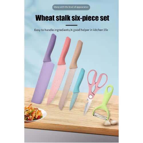 6 Piece Kitchen Knife Set
