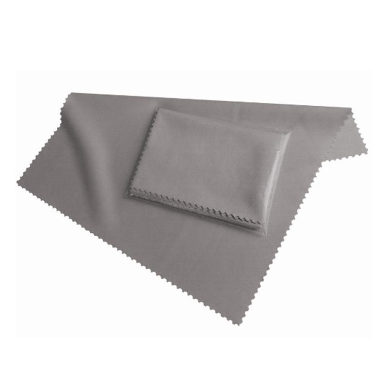 Fiber Display Cleaning Cloth 19x20 cm in gray for all Smartphones & Tablet PCs - Display Cloth Clean - Screen Cloth
