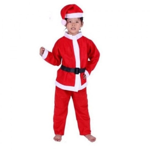 Santa Claus Costume For Kids - 7-9 Years
