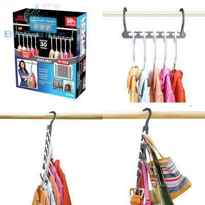 Max Wonder Closet Magic Hangers - Space Saving Magic Hangers