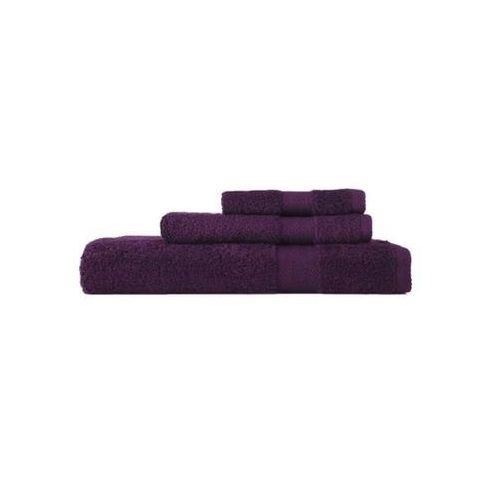 Set-of-3 Towels ( Hand, Face & Bath Towel)- Purple