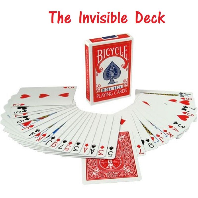 The Invisible Bicycle Deck Amazing Magic Cards Close Up Kid