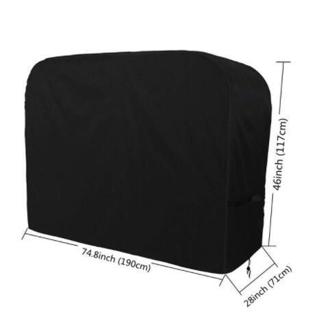 420D BBQ Cover Outdoor Dust Waterproof Weber Heavy Duty Grill Cover Rain Protective Outdoor Barbecue Cover Round Dropshipping