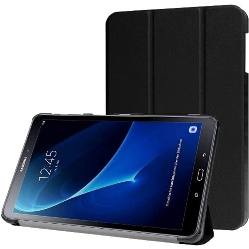 2016 Edition Sm-t585 Book Cover For Samsung Tab A - Black