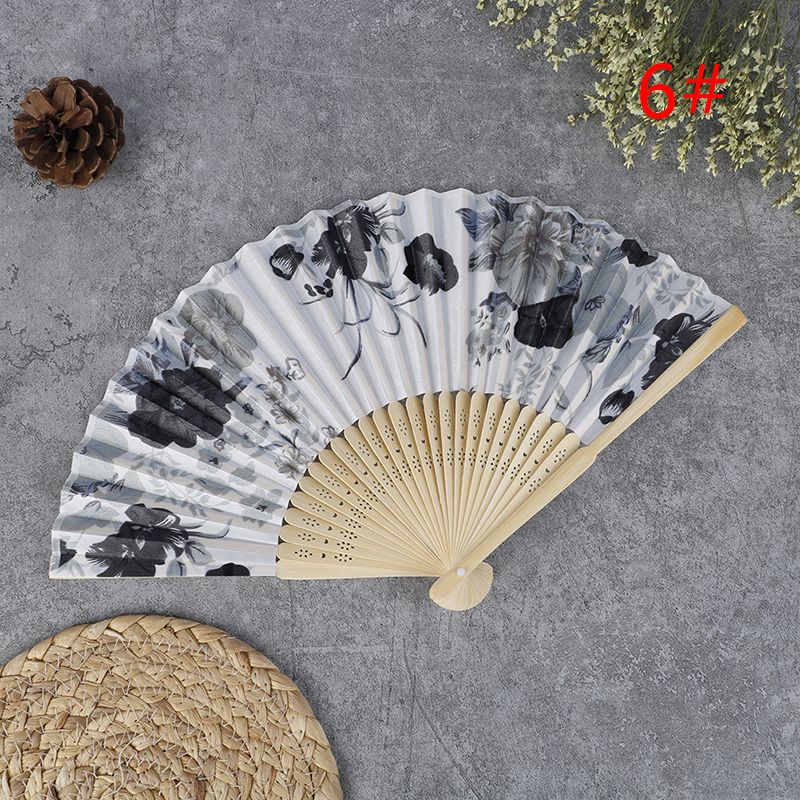 Folding Japanese Wedding Gifts Fan Fan Silk Bamboo Art Chinese Fan Style