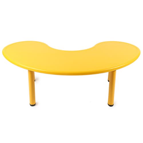 Kids Activity Half-moon Furniture Table-Yellow