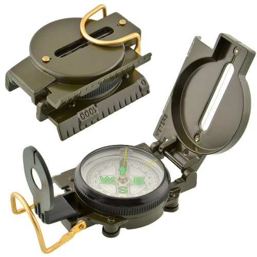 Portable Folding Len Compass
