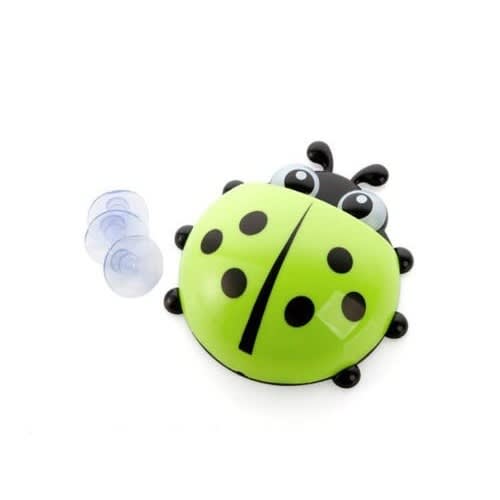Lady Bug Design Toothbrush Holder
