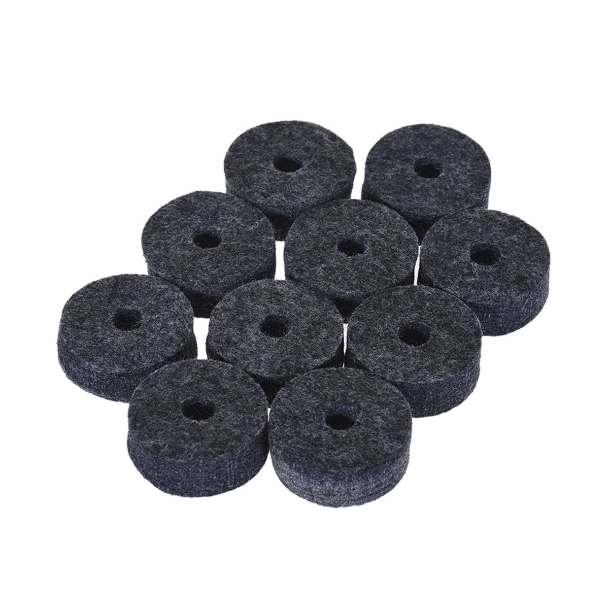 10pcs Cymbal Felts Crash Cymbal Clutch Felt Drum Set Cymbal