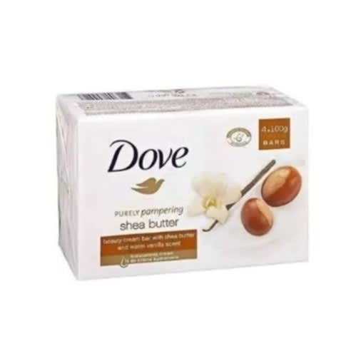 Dove 4 In 1 Shea Butter Beauty Soap - 100g X 4pcs