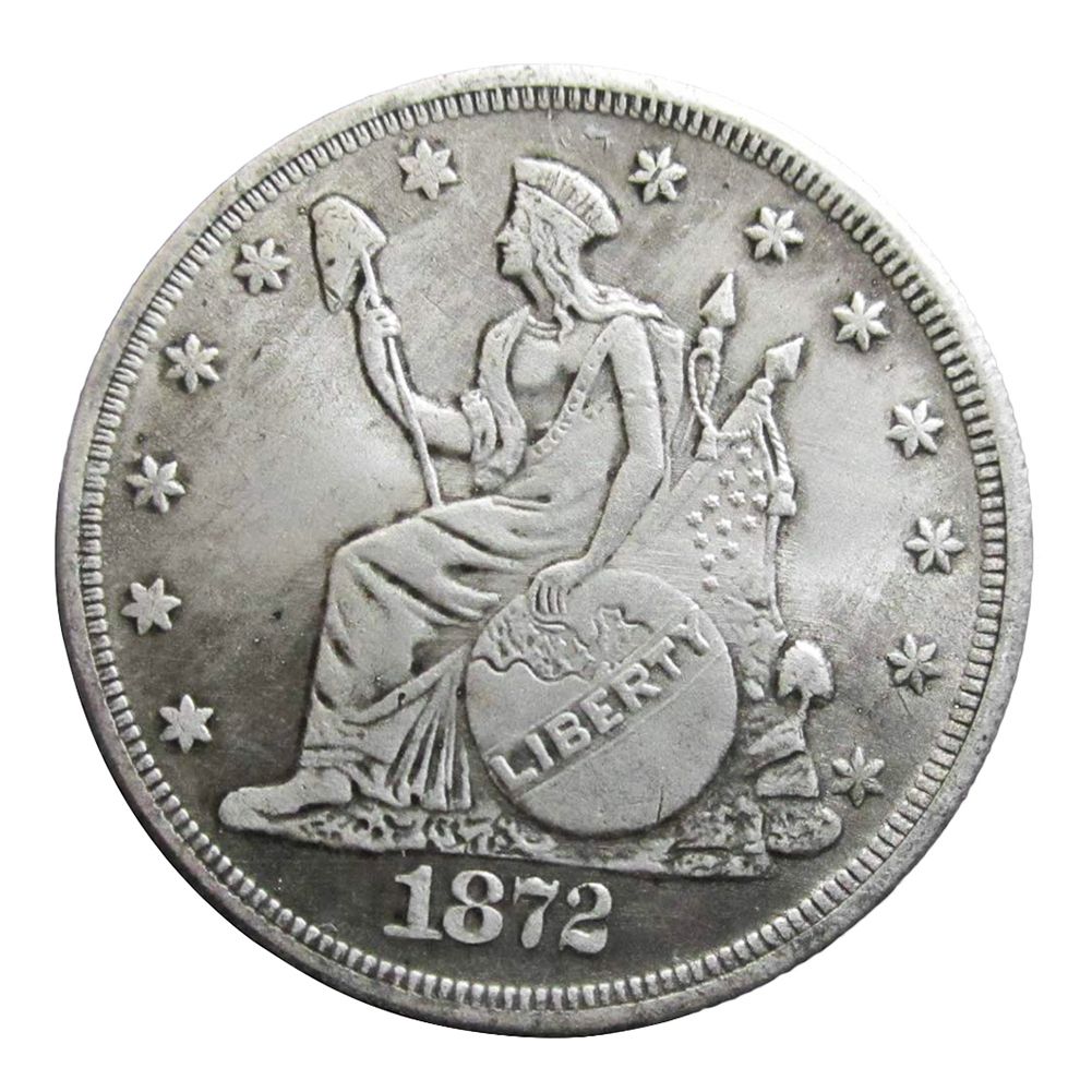 Old Morgan US Dollars 1872 Commemorative Coin-Silver