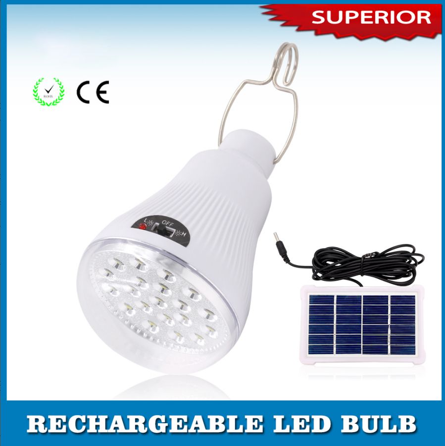 Solar Light Bulb Hooks Tent Lanterns Home LED Solar Lights