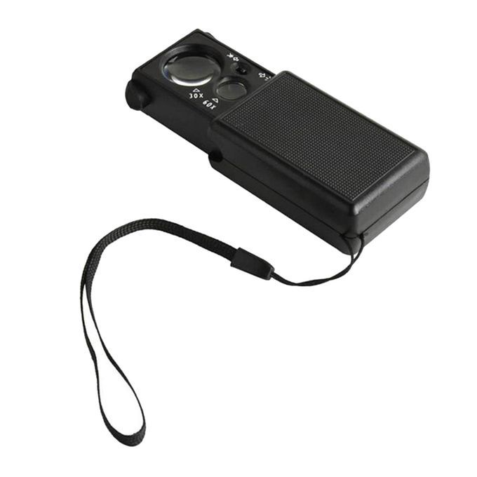 Portable Slide-Out Jewelers Loupe Multi-Power Magnifier Magnifying