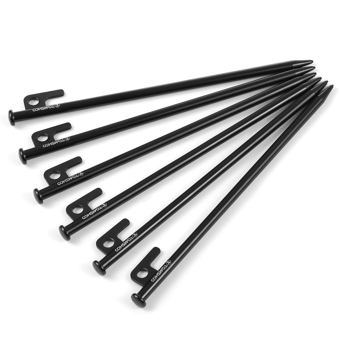 12 Inch Tent Pegs 6PCS Heavy Duty Steel