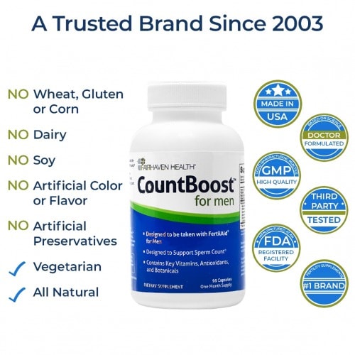 Health, Countboost For Men - 60 Capsules