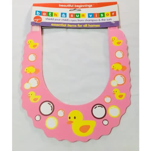 Kid&rsquo;s Bath And Sun Visor Pink