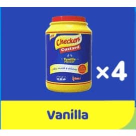 Checkers Vanilla Custard Powder &mdash; 1kg Jar By 4.