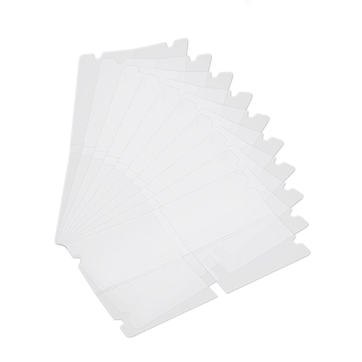 10Pcs Storage Clip Foldable Storage Organizer Portable Mouth Cover Holder Disposable Face Cover Folder