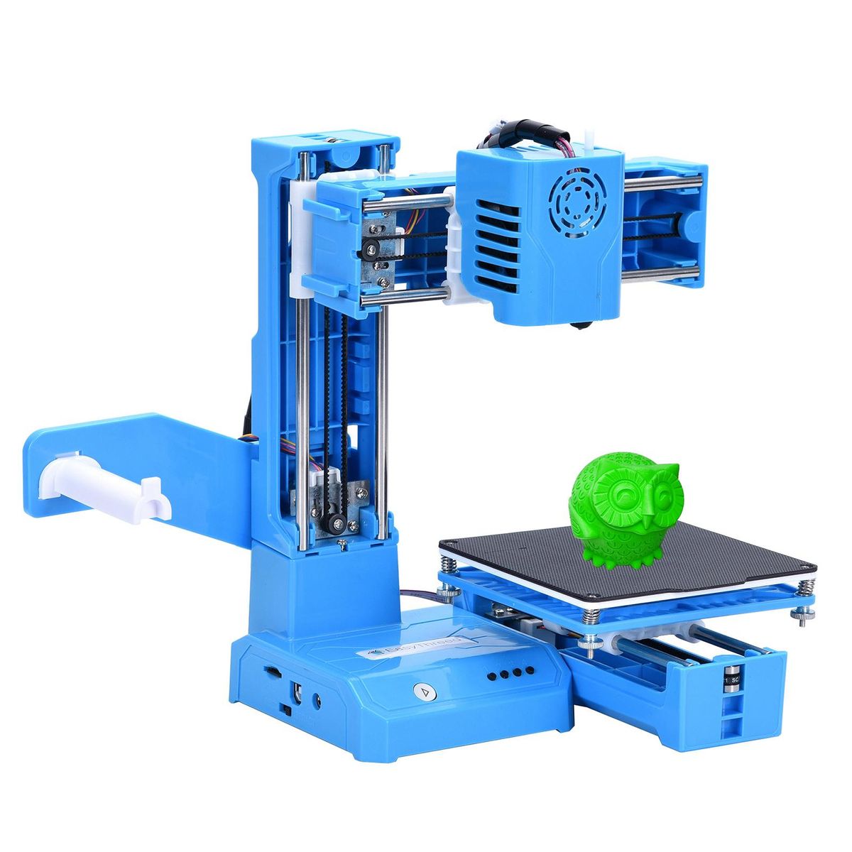 EasyThreed 3D Printer Mini Desktop Printing Machine for Kids 100x100x100mm Print Size Removable Platform One-Key Printing with TF Card PLA Sample Filament for Beginners Household Education