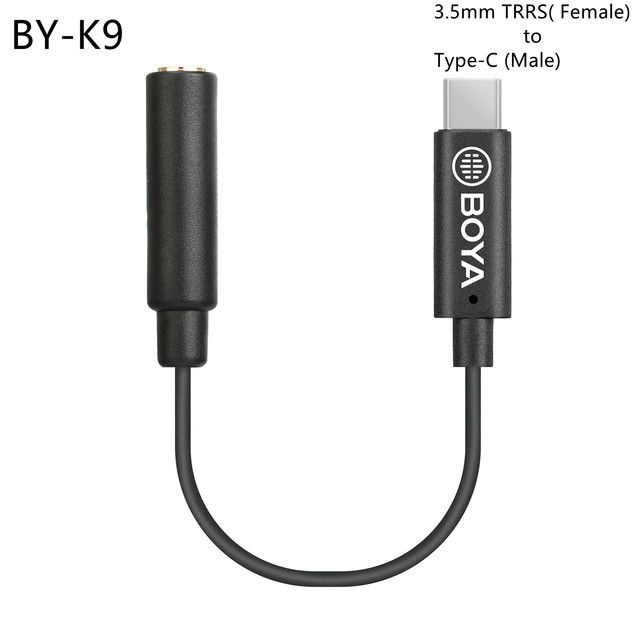 Boya Professional Audio Adapter Cable By-K1-K9 3.5mm To