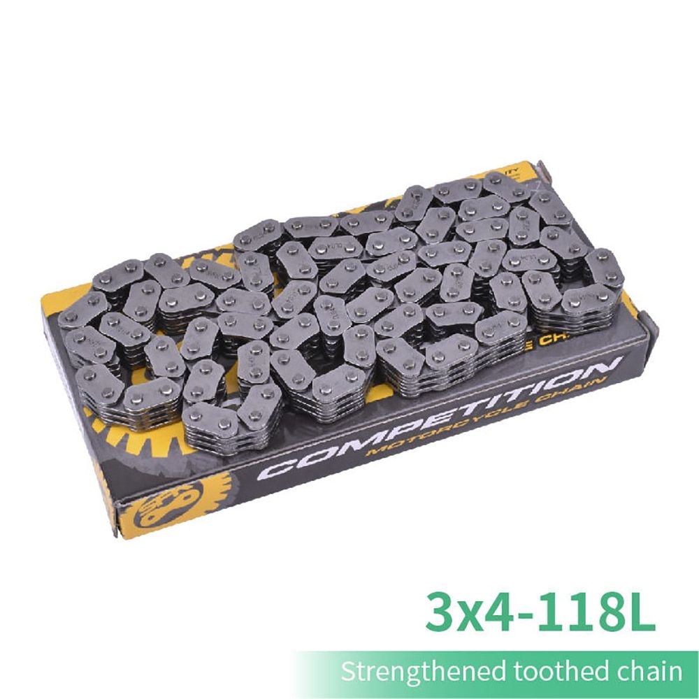 Motorbike Timing Chain For Honda NT400 NC25 NV400 NV400D NC40 Shadow Slasher NV400C Steed400 Bros Steed 400 NT NV 400 3x4 -118Links