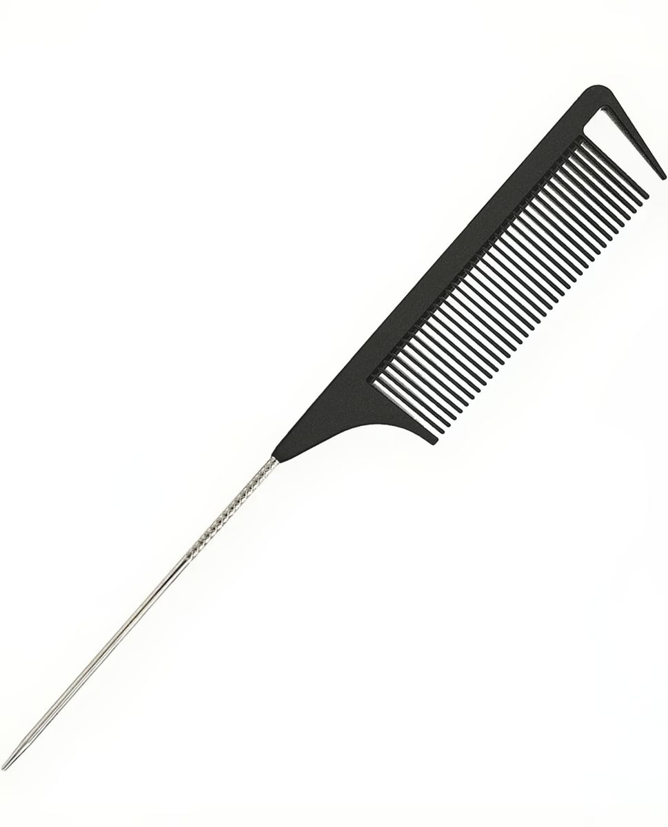 Rat Tail Comb Steel Pin  (Heat Resistant  Comb)