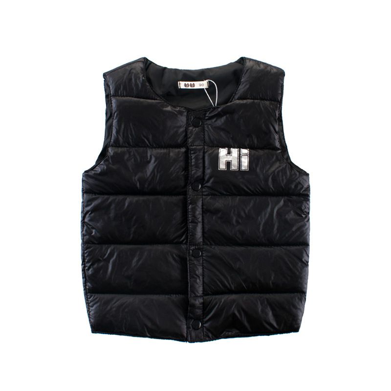 Kids Boys Letters Print Single Breasted Sleeveless Vest