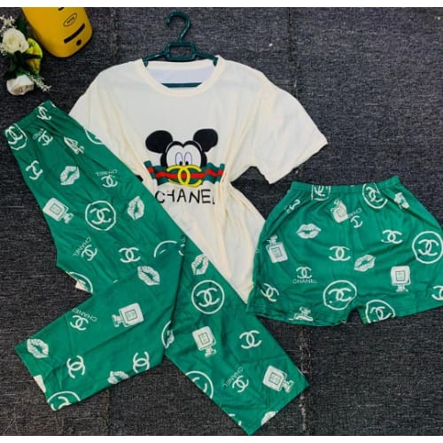 3in1 Ladies Sleep Lounge Wear