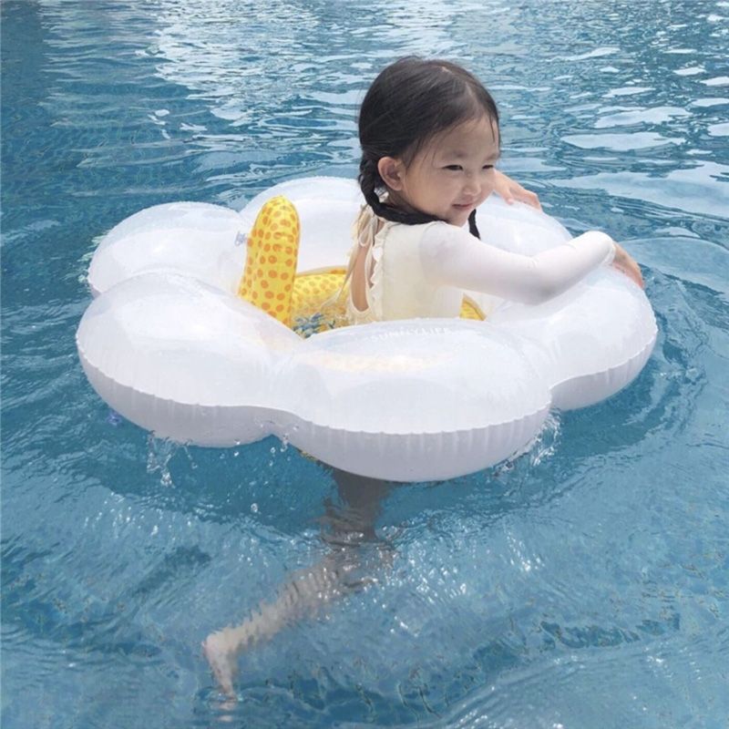 Children Sunflower Seat Baby Inflatable Lifebuoy
