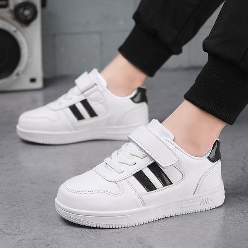 Kids Sneakers Girls PU Leather Kids White Sneakers Girls Flat Shoes